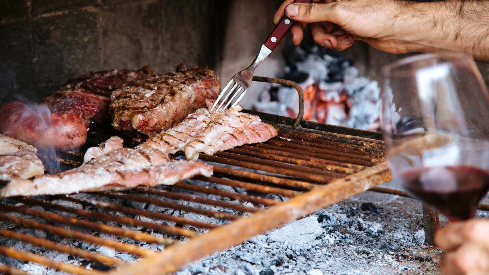 Argentine wines paired with asado